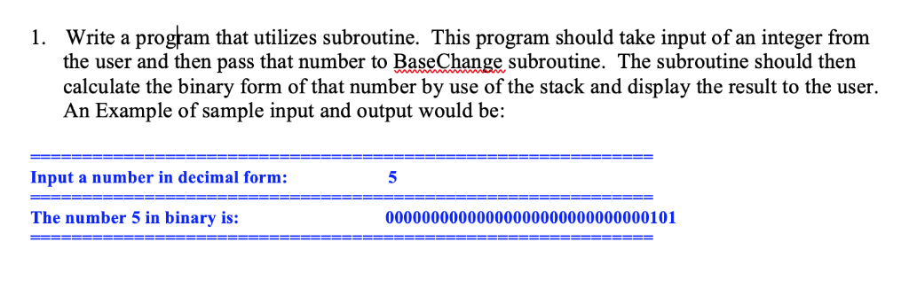 This is to be written using the MARS simulator for the MIPS