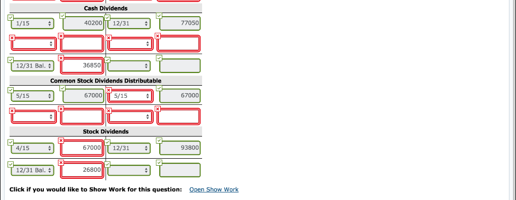 the following transactions occurred. Jan. 15 Feb. 15 Apr. 15 May 15