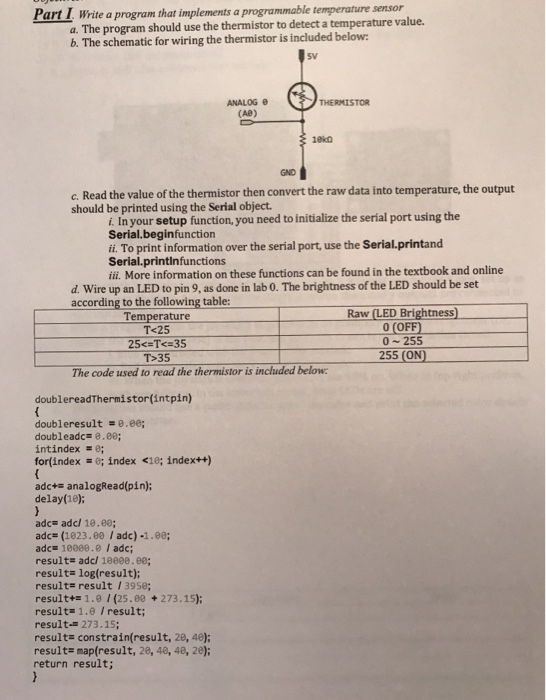need this done in the program arduino (Language C). I just need