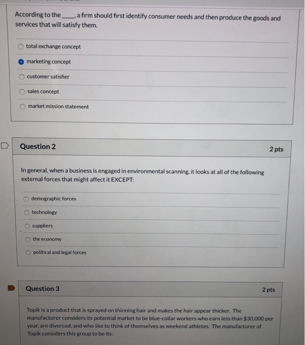  please answer all three According to the a firm should first