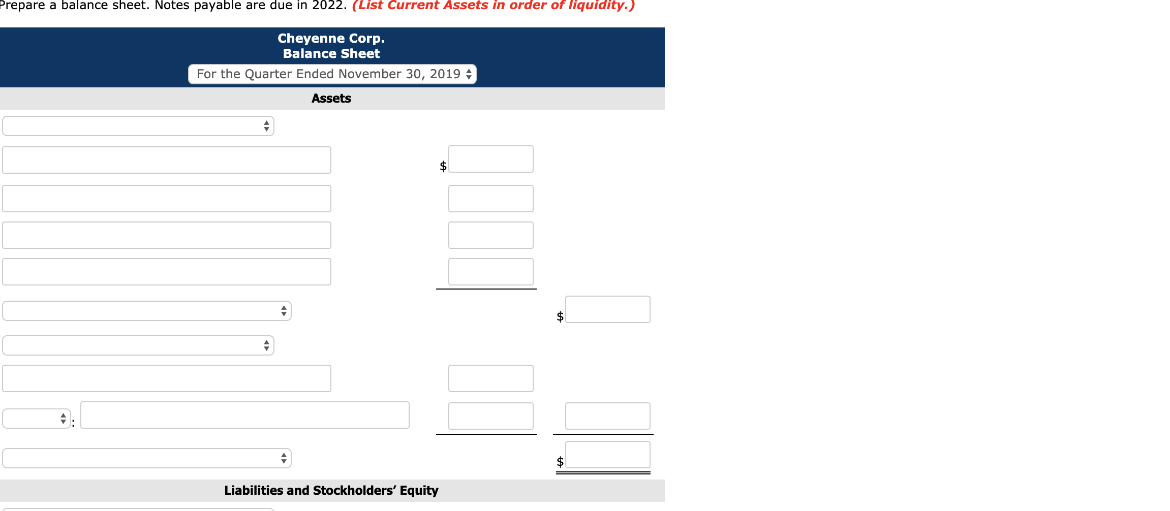 its trial balances. Accounts Payable Accounts Receivable Accumulated Depr.-Equipment Cash Common Stock