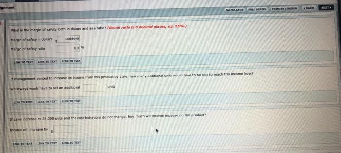 President for Sales and Marketing at Waterways Corporation is planning for production