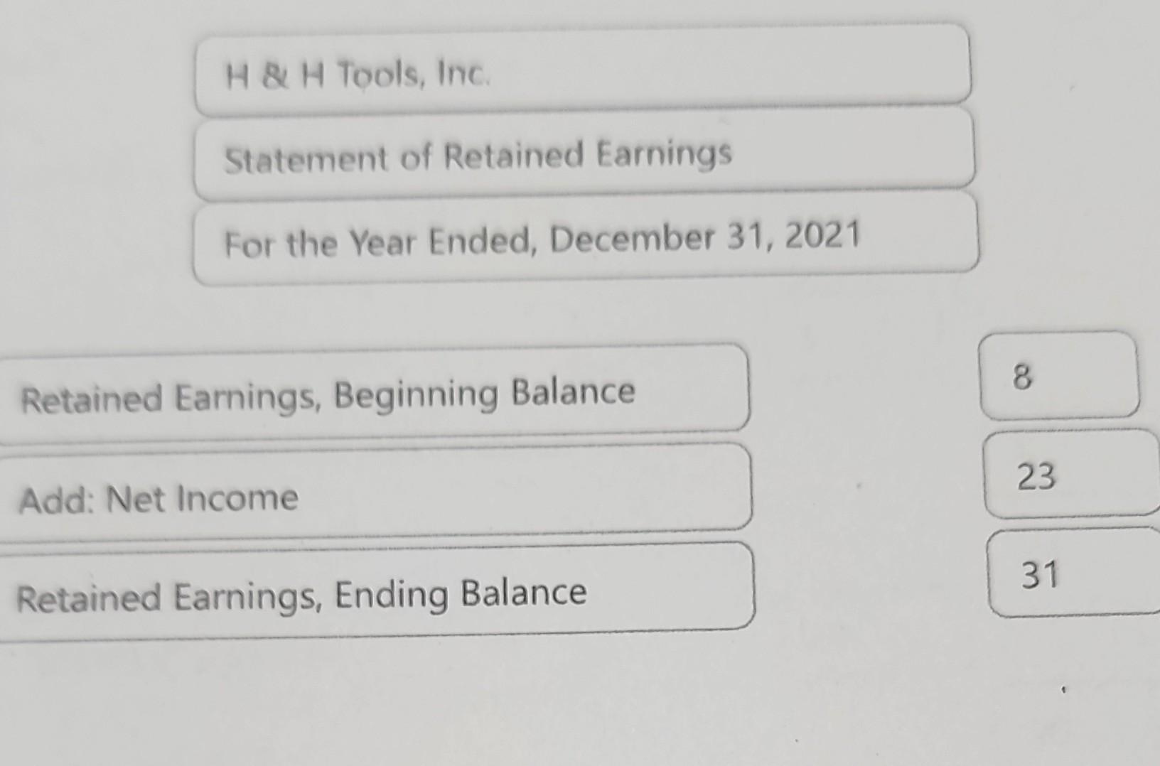 E: Supplies 18 E: Accounts Payable F. Accounts Payable 13 13 F.