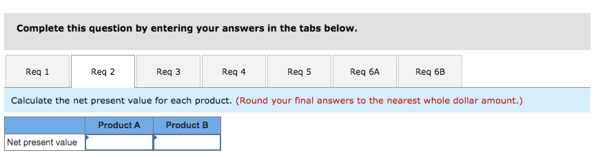 sell one of two new products for a five- year period. His