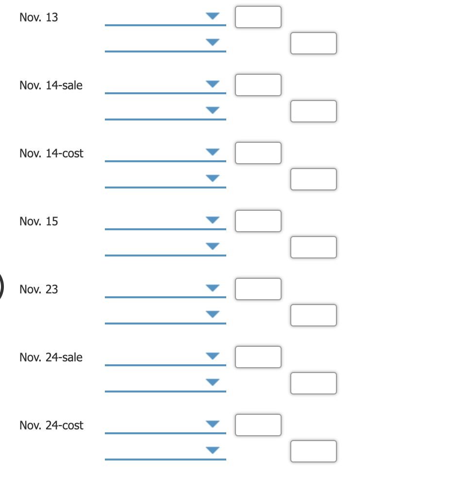 and Purchase-Related Transactions Using Perpetual Inventory System The following were selected from