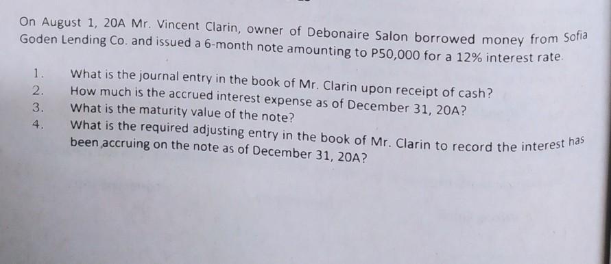 on December 31, 20A. Reconstruct the wrong entries prepared, the correct entries