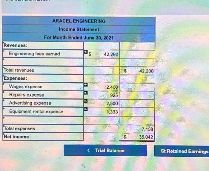 a specific date. Click on any individual account balance to return to