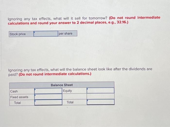 Sinking Ship Corp. is shown here in market value terms. There are