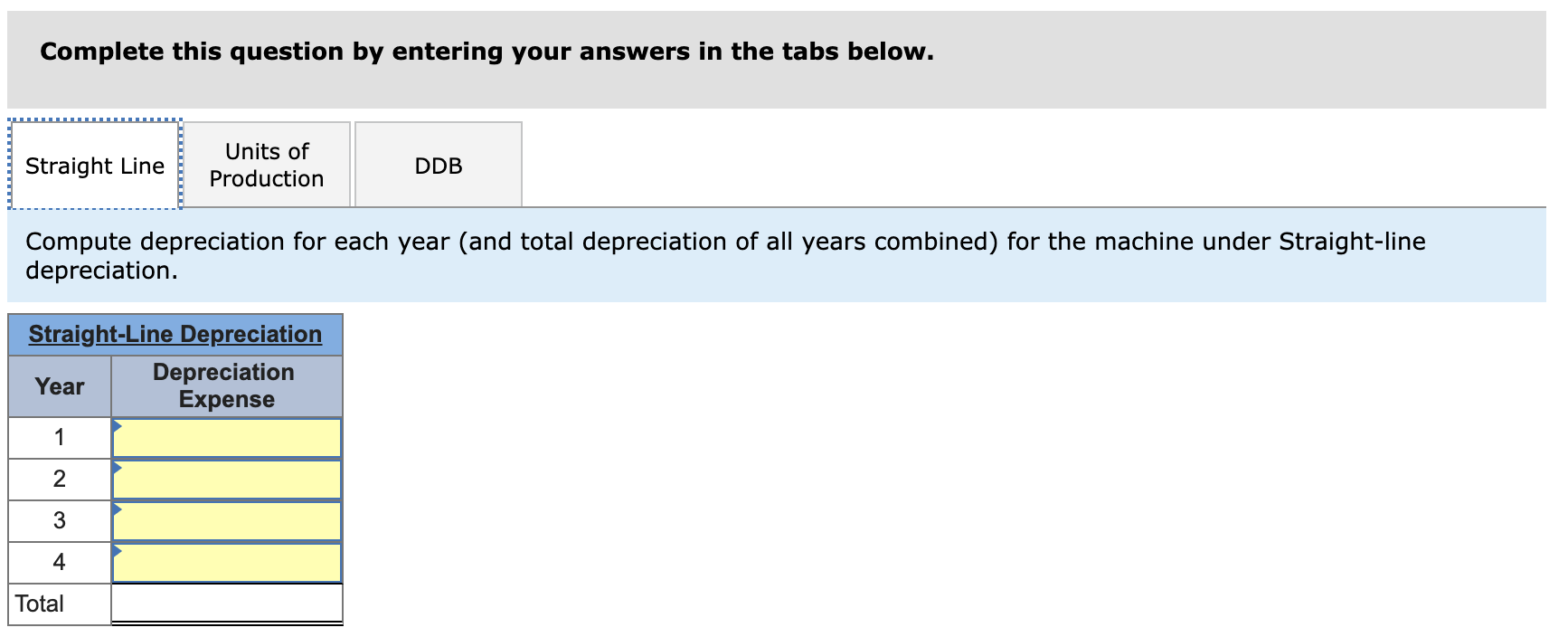 $18,000 salvage value is installed in Luther Company's factory on January 1.
