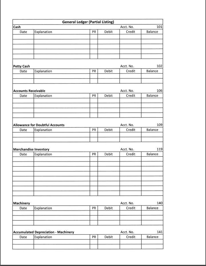 of April. Apr 1 Tina Smith invested $60,000 cash and a machine