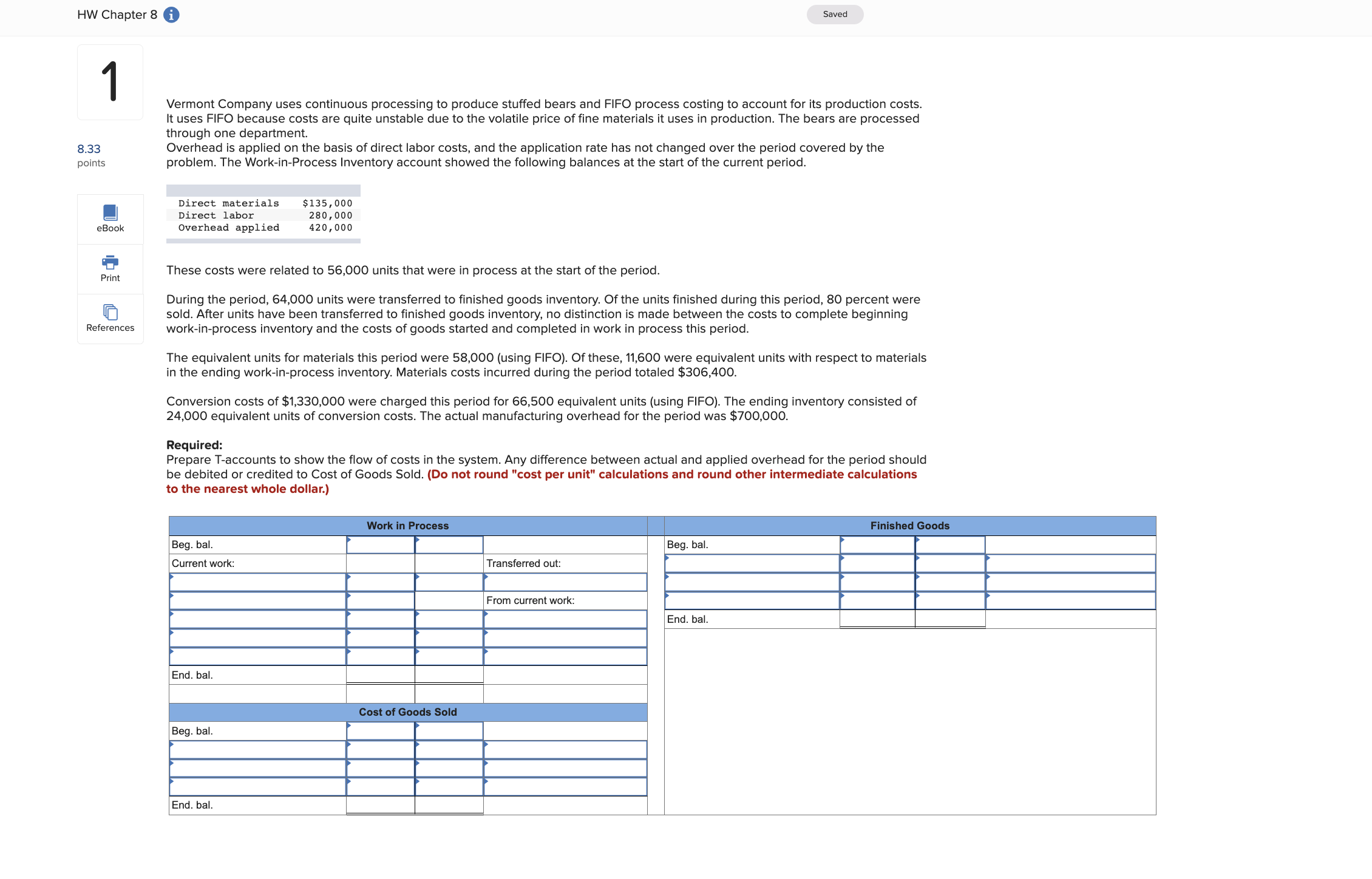 Need help with Q1, the options for the left boxes, under beg.bal
