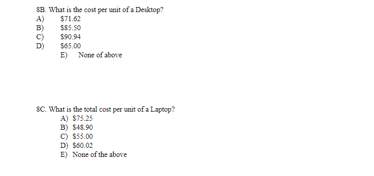 sales two products: Laptops and Desktops. Every year Dell sells 500 Laptops