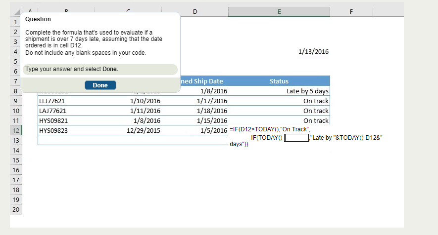 Please provide concisely what is needed IN THE BOX for the answer