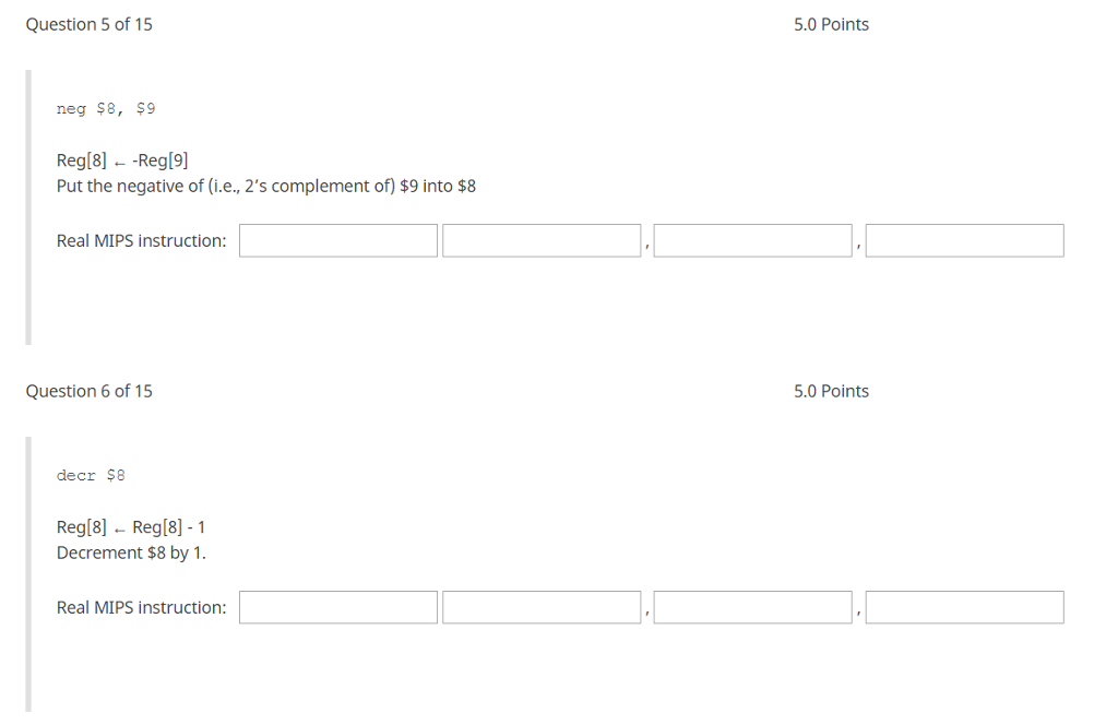 mnemonics for instructions that are not part of the instruction set architecture.