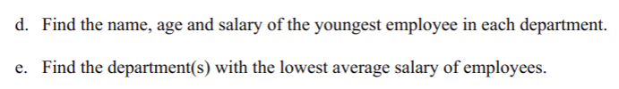 pcttime: integer) Dept(did: integer, dname: string, budget: real, managerid: integer) Express the