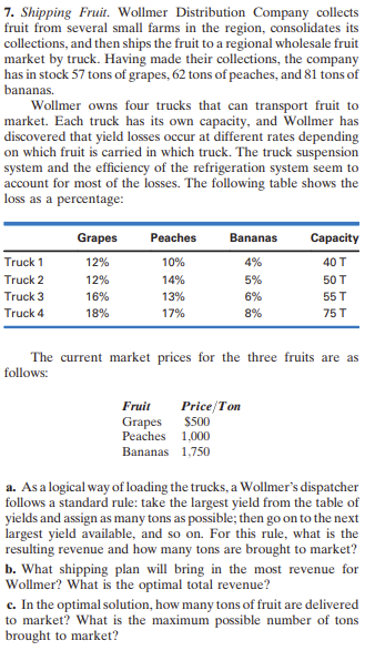 PLEASE USE EXCEL TO SOLVE THIS, AND PLEASE SOLVE BY SOLVER PARAMETER.