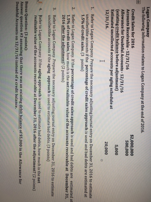  Question 1 and 2 should be completed assuming that the company