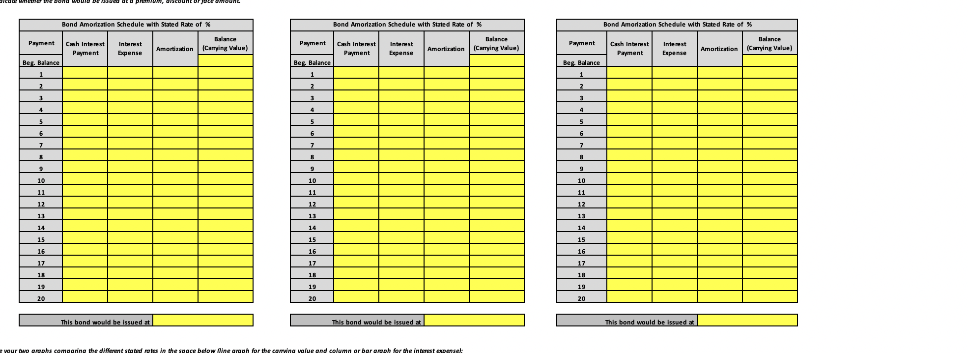  "Dumbledore has decided to issue a 10-year, $1,000,000 bond with interest