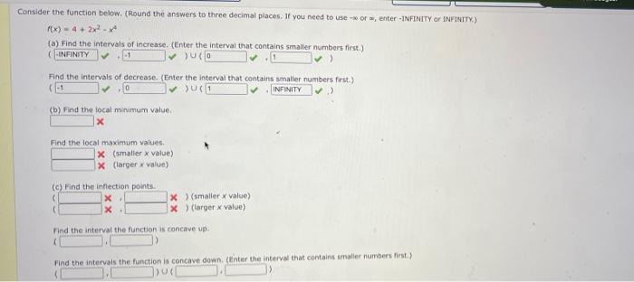  can you please help me solve this? Consider the function below.