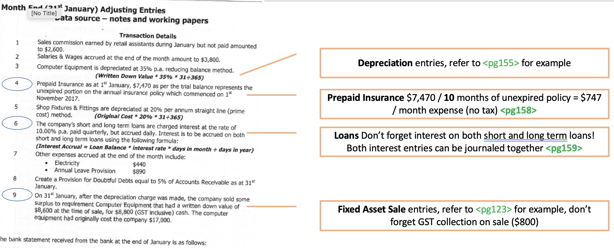 Adjusting Entries - Journal Entries Can help me write the Journal Entries