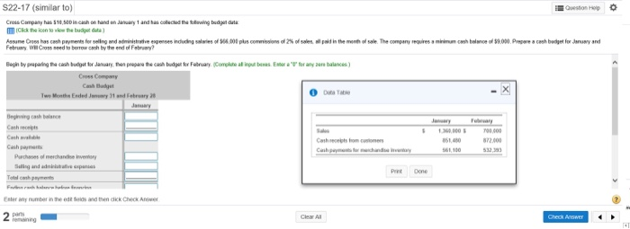 22-17 please show your work please show your work in details s22-17