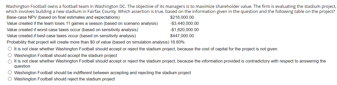  Kelli is considering a project that would last for 3 years