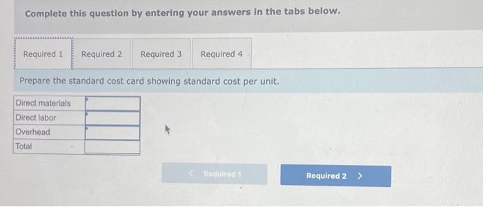 [The following information applies to the questions displayed below] A manufactured product