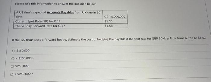  PLEASE HELP ASAP!!!! NEED IT QUICK!!! Please use this information to