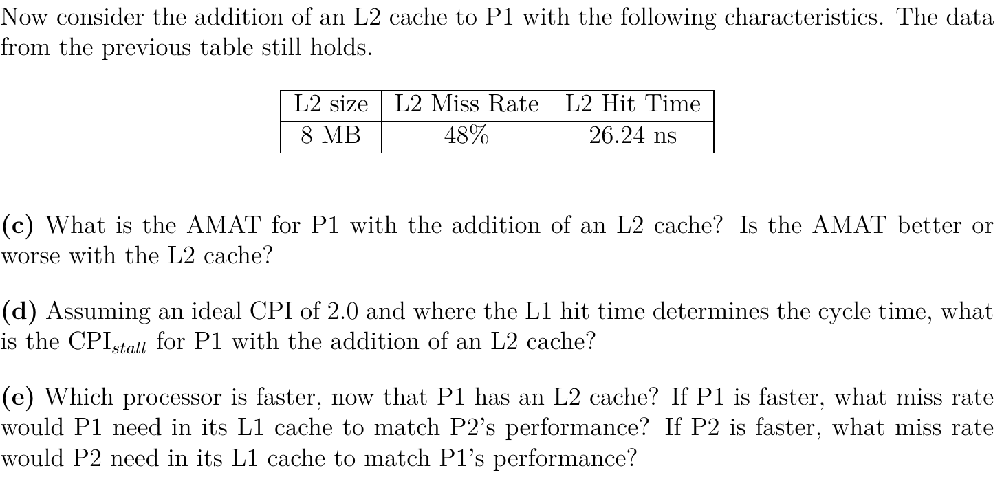 capacity and its effect on performance. For simplicity, let assume consider only