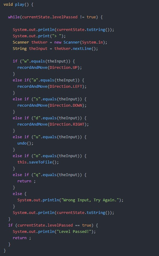 not react to key presses, because we havent defined how to handle