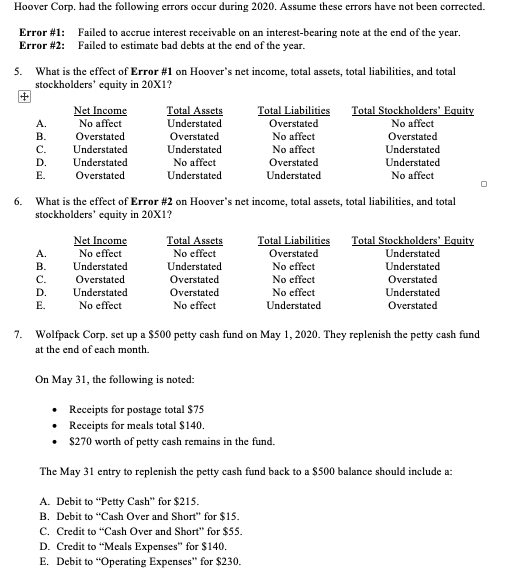 of the following questions. Only one answer per question should be selected.