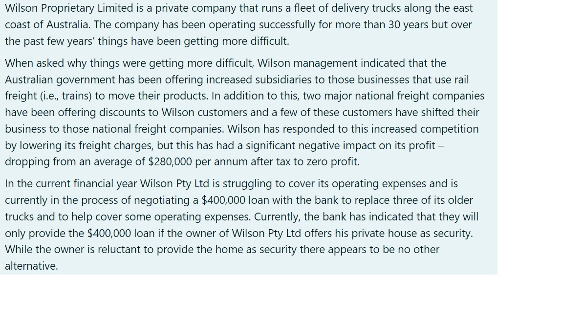 Complete the following: a is there going concern going concern issue in