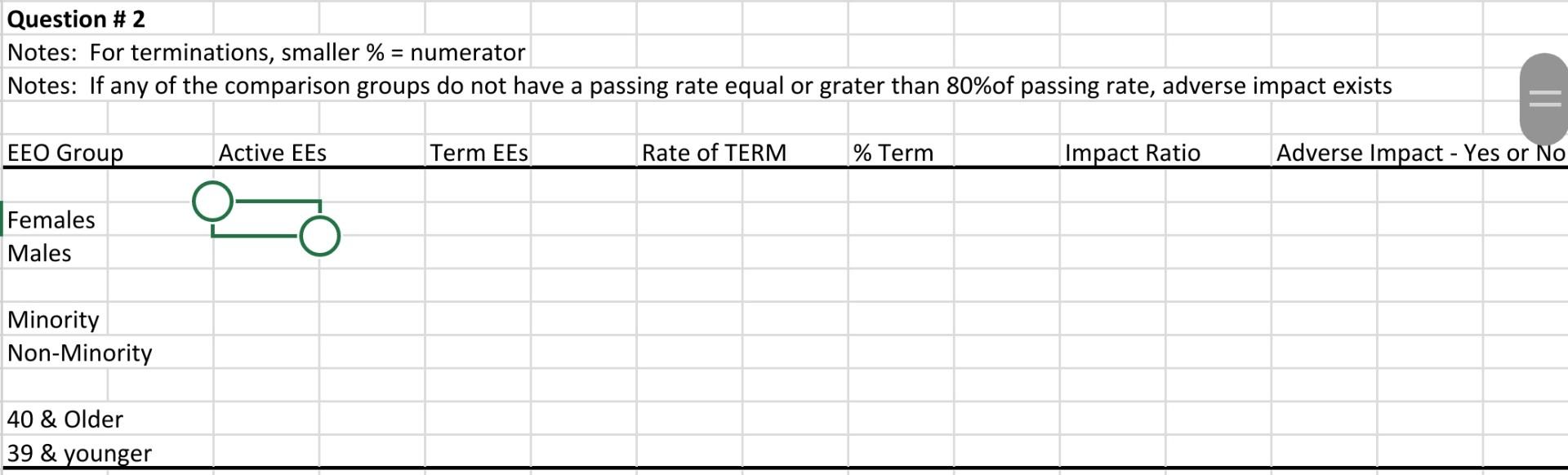 2. (30 points) Using the TERM worksheet calculate the rate of
