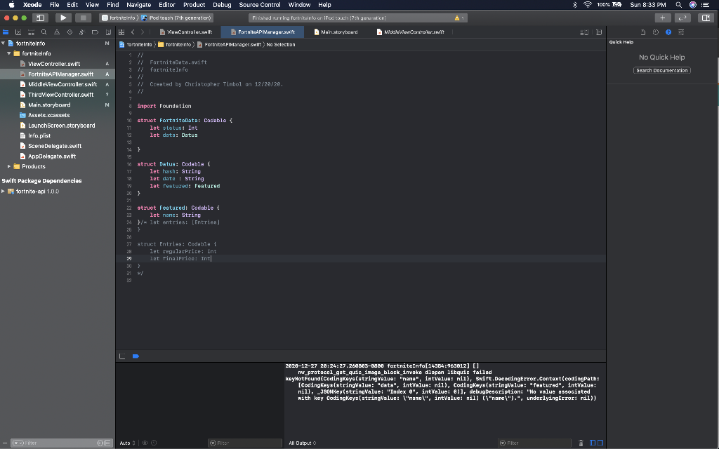 "name", intValue: nil), Swift.DecodingError.Context(codingPath: [CodingKeys(stringValue: "data", intValue: nil), CodingKeys(stringValue: "featured", intValue: nil),