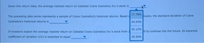 on realized returns is often used to estimate future results Analysts across