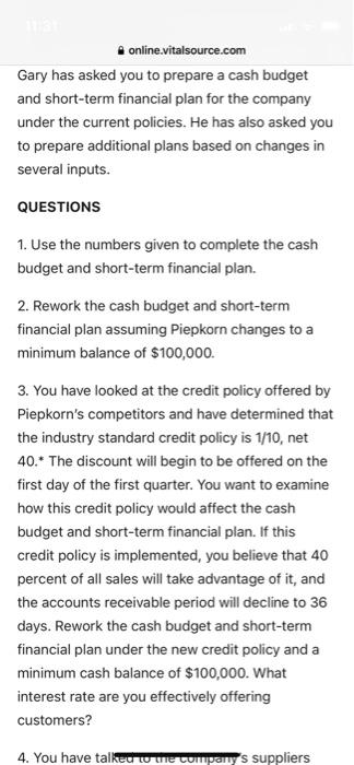 Mrimum cash balance Cumulative surphus (defici)) 2 Targot cash balance Net cash