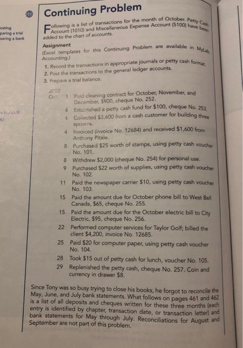 Expense Account Amount 1 -2 Petty Cash Ledger (1) Ledger (2) Ledger