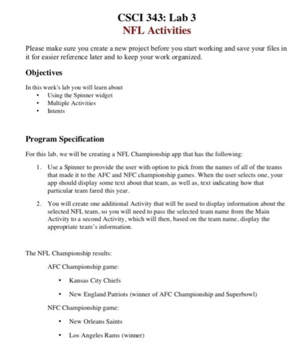  I Need Help With This Assignment I Am In CSCI Intro