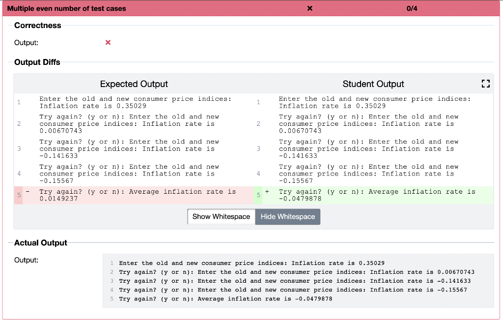all but for the last line, the average. The average gives me