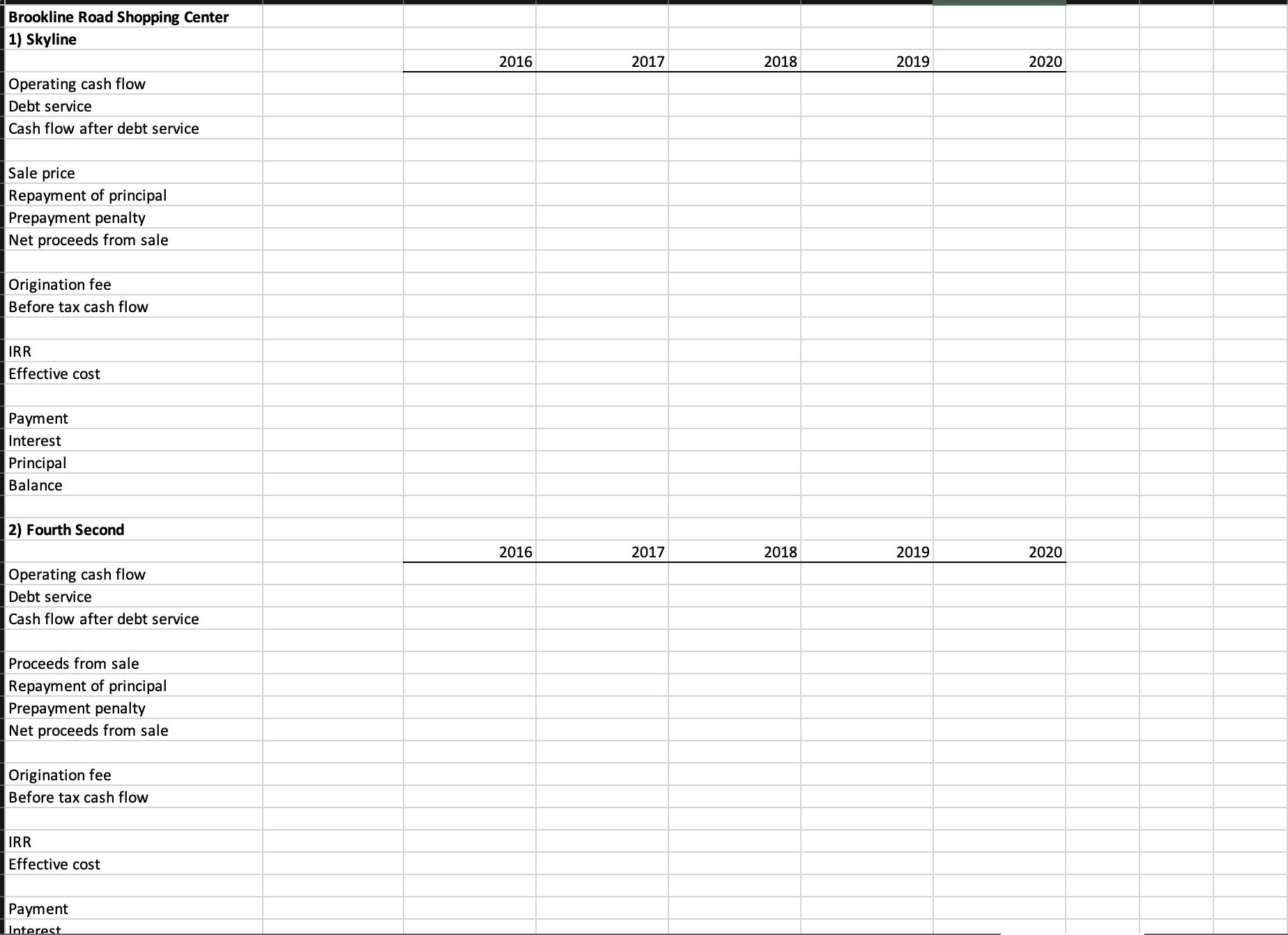 loan possible, which lender would he choose? 2. Which of the three