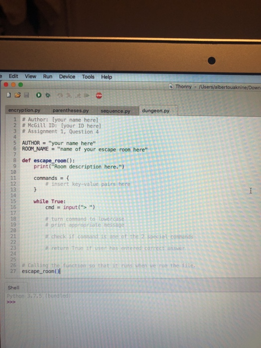 is to create a simple escape the room' type game in the