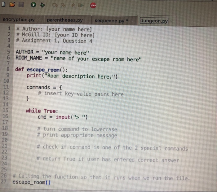 For example, after examining the table and talking with Bob, the user