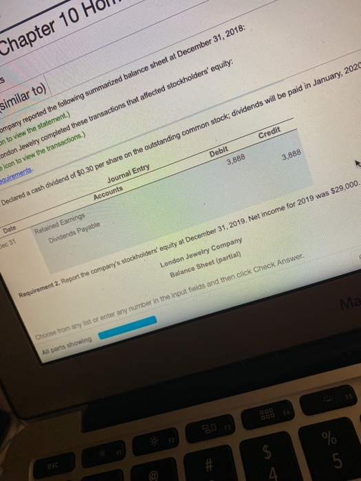 sheet at December 31. 2018: i More Info Feb 13 Issued 5,600