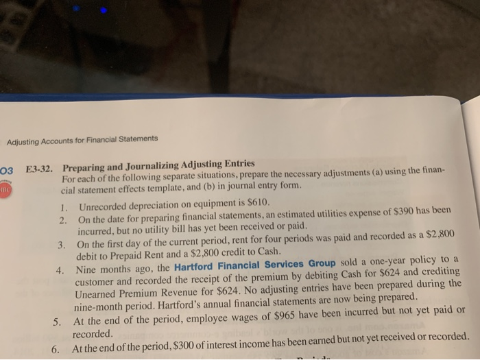 Chapter 3, Problem 32E i have a question on E3-32 of the