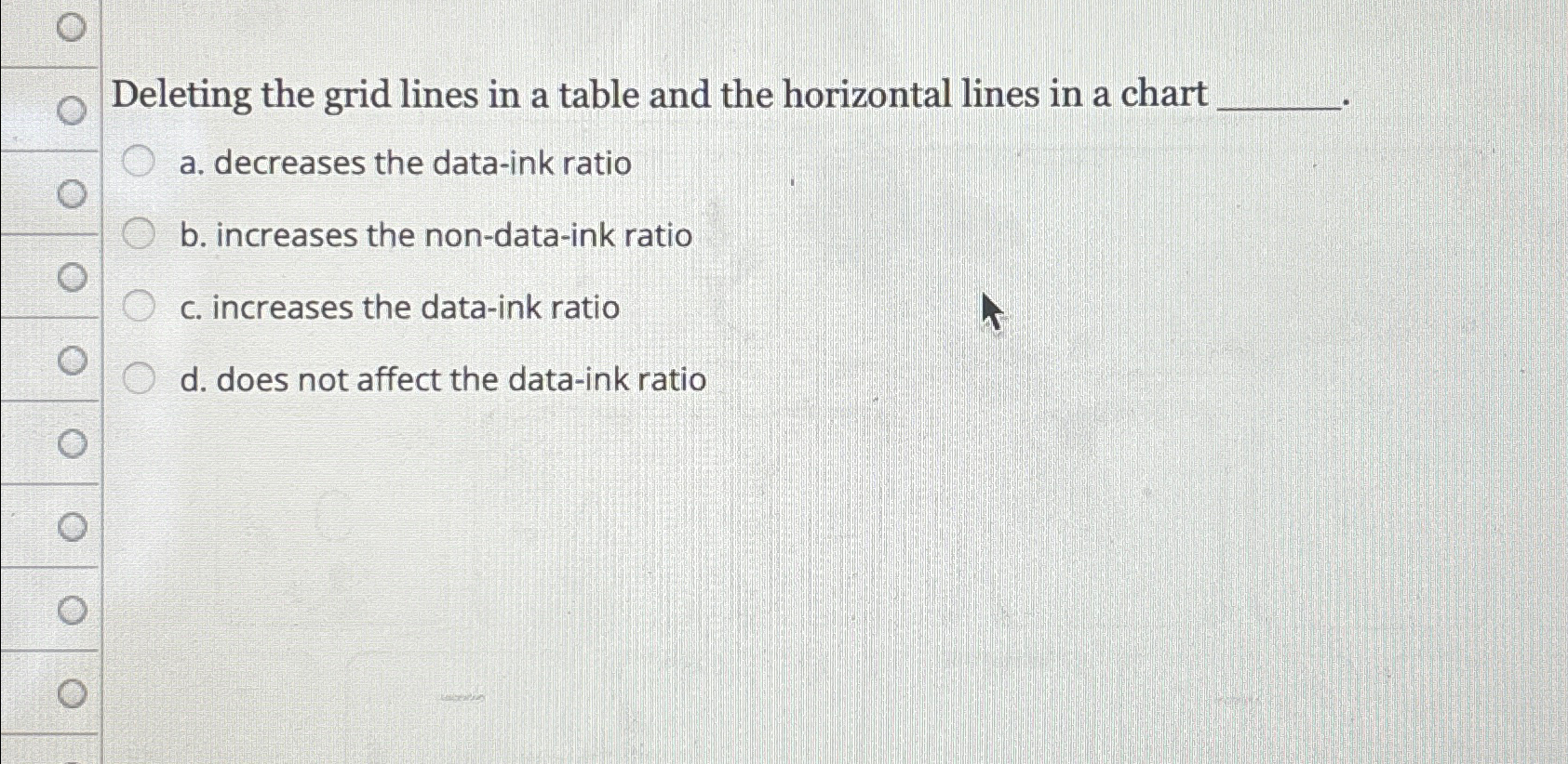  Deleting the grid lines in a table and the horizontal lines