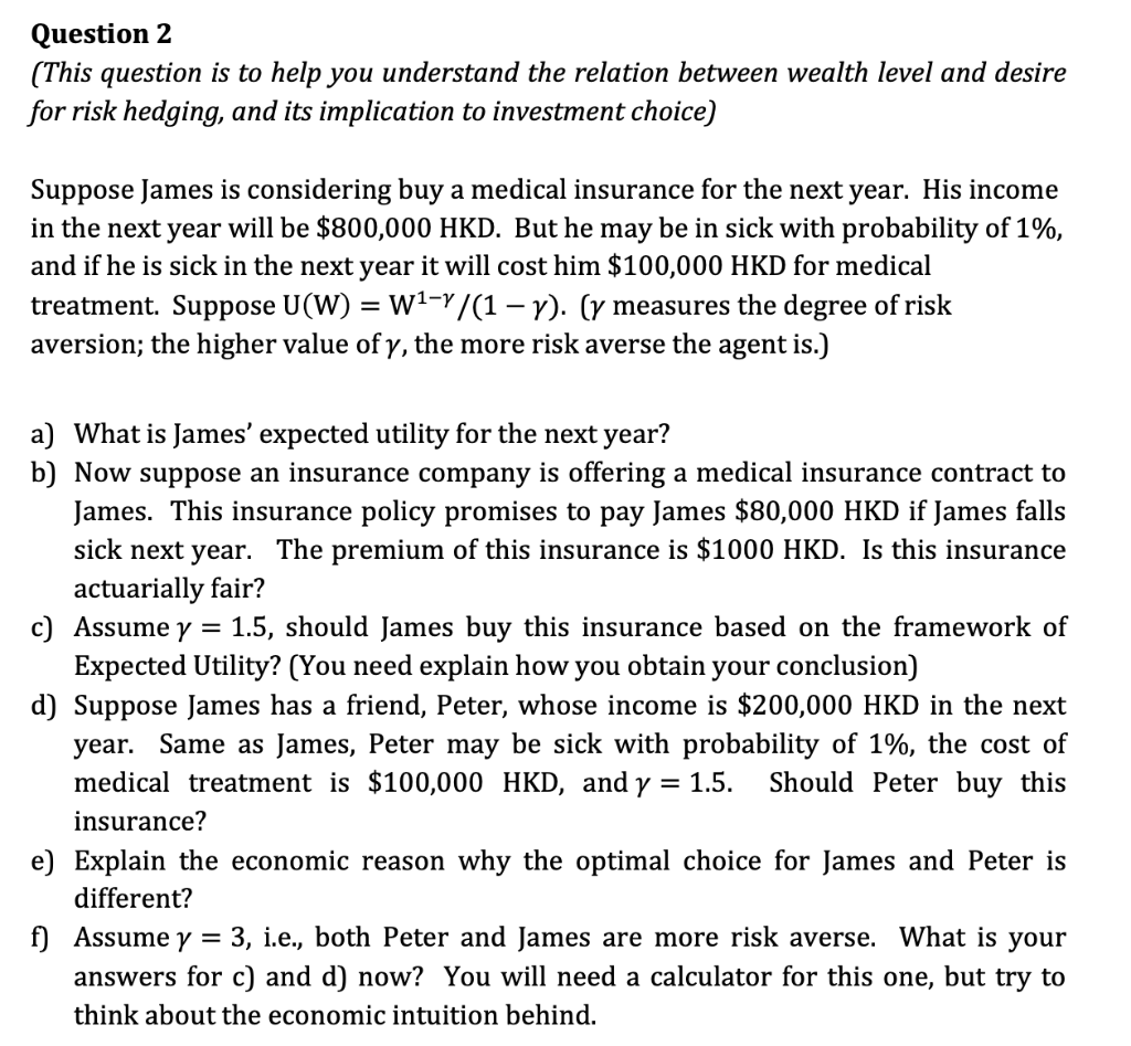  Question 2 (This question is to help you understand the relation
