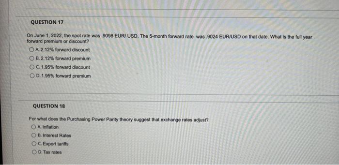 please answer both!!! On June 1, 2022, the spot rate was 9098