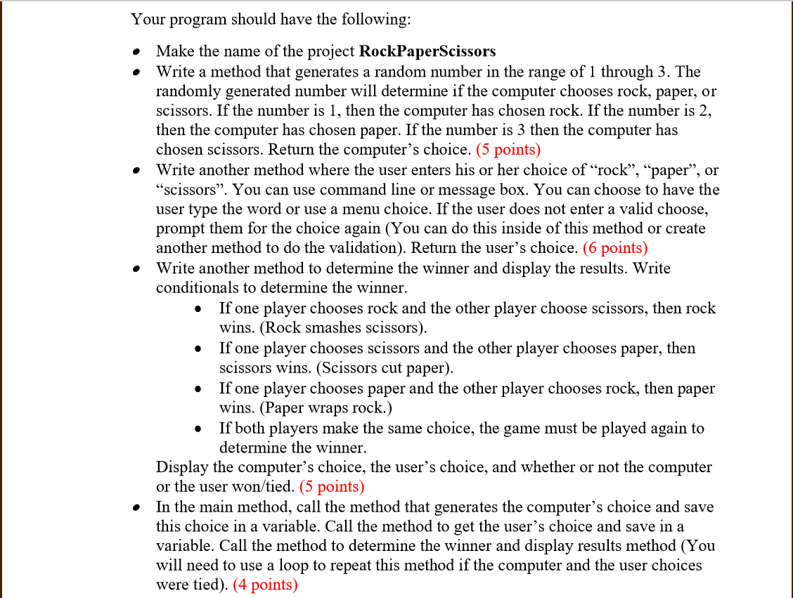 In Java Using ***Net Beans*** Write a program that lets the user