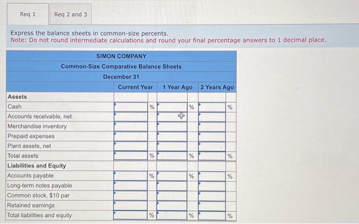 [The following information applies to the questions displayed below.] Simon Company's year-end