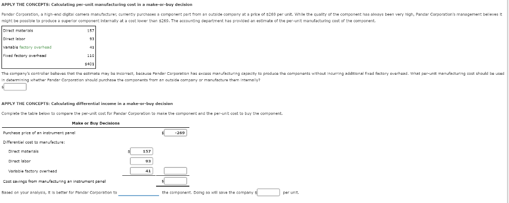 Managers must often decide between two or more altematves, Diferentlal analyals is